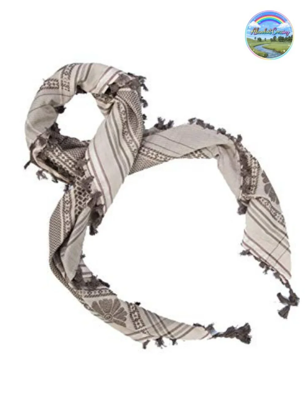 Cotton Shemagh Tactical Desert Wrap Keffiyeh Head Neck Scarf 49x49